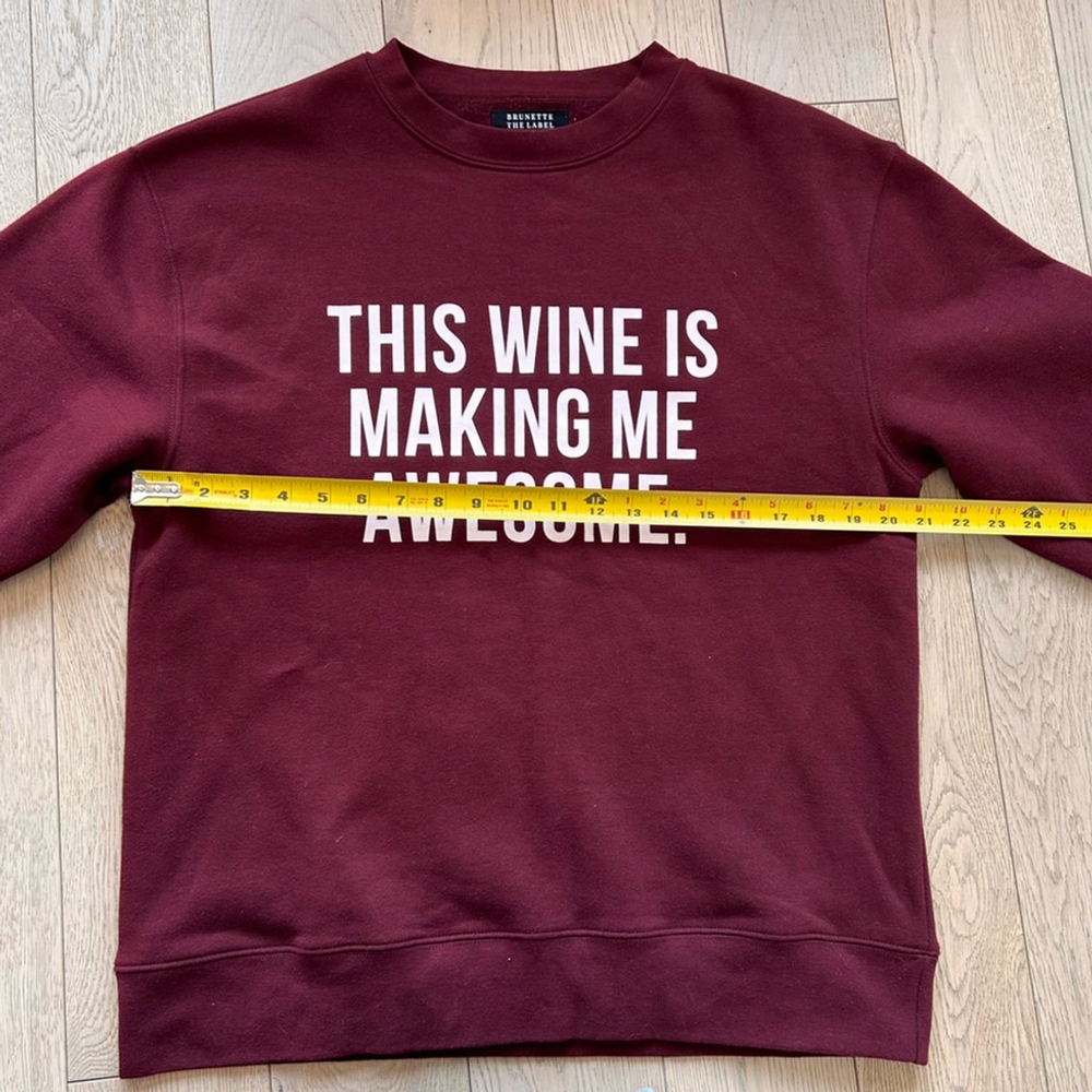 ✨5 for $60✨ Brunette The Label This Wine Is Making Me Awesome size M/L - Picture 4 of 8